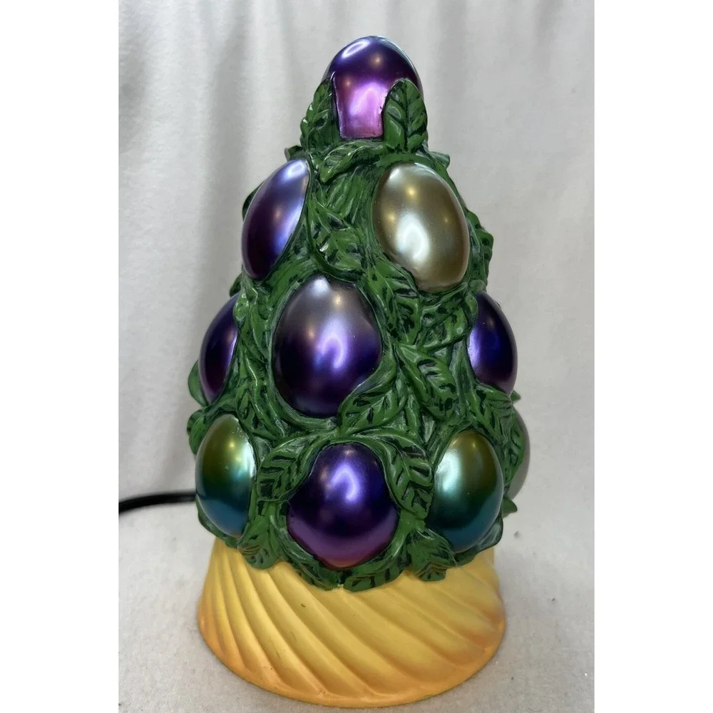 Cheyenne Spring Easter Egg Tree Lamp Electric Iridescent  Night Lights Up No Box